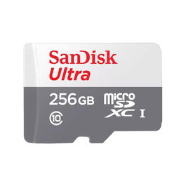 Sandisk 256GB ULTRA LITE WHITE/GRAY MICROSDXC 100MB/S CLASS 10