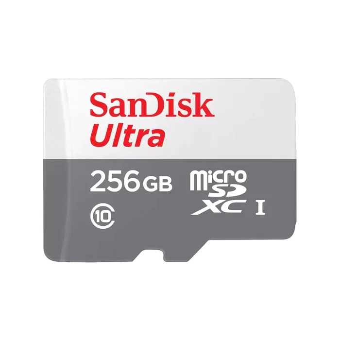 SanDisk Ultra 256 GB MicroSDXC Tarjeta de Memoria, Clase 10 UHS-I, Velocidad de Lectura 100 MB/s, Compatible con Teléfonos y Tablets Android