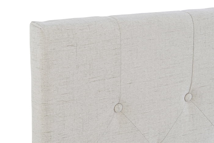 DKD Home Decor Cabecero de Cama Capitoné Crema DKD Home Decor Cabecero de Cama Capitoné Crema