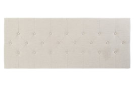 DKD Home Decor Cabecero de Cama Capitoné Crema