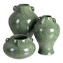 Jarrón Verde Cerámica Decoración 30 X 30 X 40 cm