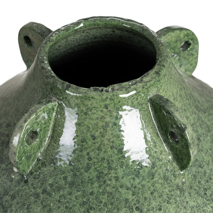 Jarrón Verde Cerámica Decoración 30 X 30 X 40 cm