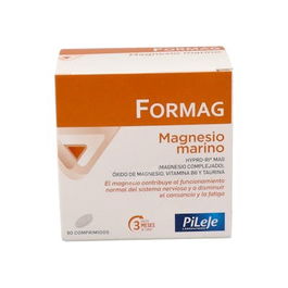Pileje Formag 90 Comprimidos - Magnesio para Sistema Nervioso y Reducción de Fatiga