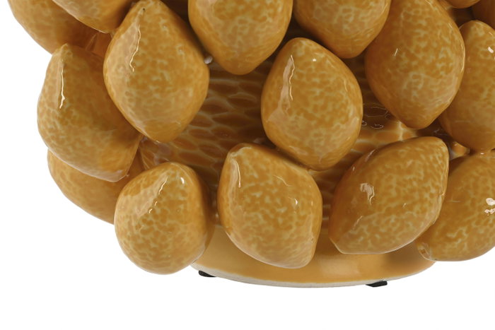DKD Home Decor Jarrón de Gres Limones Amarillo DKD Home Decor Jarrón de Gres Limones Amarillo