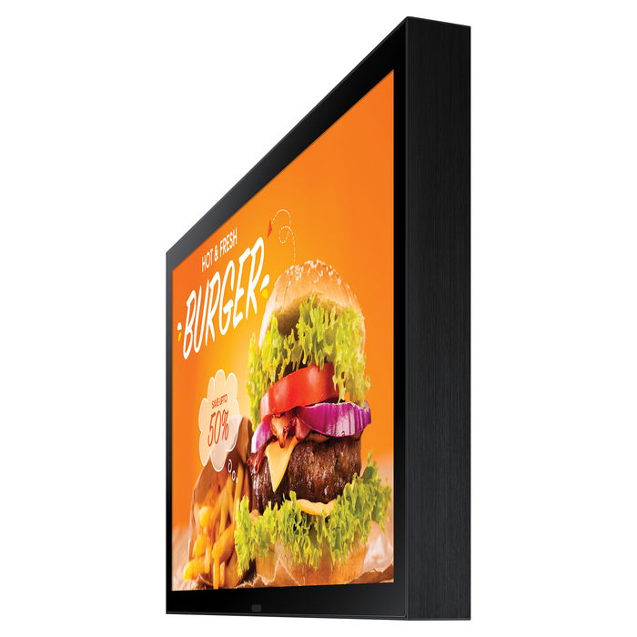 SAMSUNG LH24OHBEBGBXEN 61cm/24" FHD IPS Outdoor 16:9 14ms 24/7 USB HDMI LAN 24%Haze Tizen Black