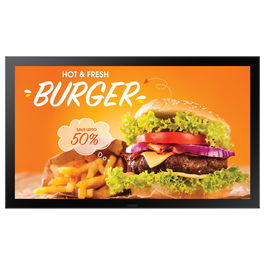 SAMSUNG LH24OHBEBGBXEN 61cm/24" FHD IPS Outdoor 16:9 14ms 24/7 USB HDMI LAN 24%Haze Tizen Black