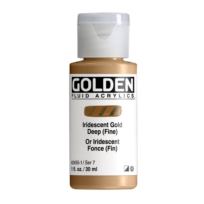 Golden Fluid Colores Acrílicos Oro Iridiscente Oscuro (Fino) 30 ml Golden Fluid Colores Acrílicos Oro Iridiscente Oscuro (Fino) 30 ml