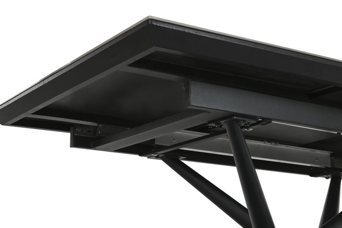 DKD Home Decor Mesa de Comedor de Metal y Cerámica Gris y Negro DKD Home Decor Mesa de Comedor de Metal y Cerámica Gris y Negro