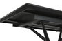 DKD Home Decor Mesa de Comedor de Metal y Cerámica Gris y Negro
