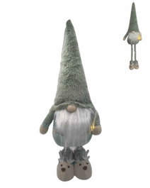 DKD Home Decor Figura LED Poliéster 28x15x65 Verde y Blanco