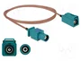 DeLOCK Cable de antena RG-316 FAKRA Z a FAKRA Z 1 m