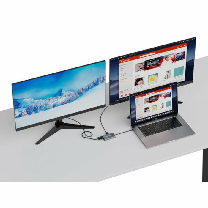 Conceptronic DONN21G Docking Station 7 en 1 USB-C con HDMI, VGA y Gigabit LAN Conceptronic DONN21G Docking Station 7 en 1 USB-C con HDMI, VGA y Gigabit LAN
