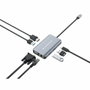 Conceptronic DONN21G Docking Station 7 en 1 USB-C con HDMI, VGA y Gigabit LAN