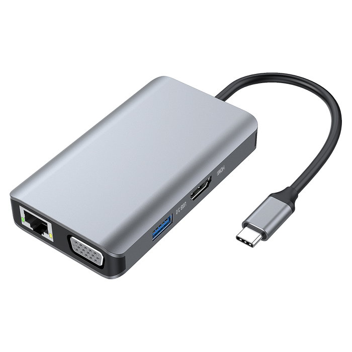 Conceptronic DONN21G Docking Station 7 en 1 USB-C con HDMI, VGA y Gigabit LAN Conceptronic DONN21G Docking Station 7 en 1 USB-C con HDMI, VGA y Gigabit LAN