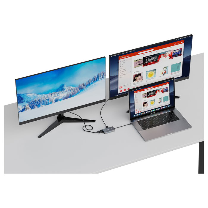 Conceptronic DONN21G Docking Station 7 en 1 USB-C con HDMI, VGA y Gigabit LAN Conceptronic DONN21G Docking Station 7 en 1 USB-C con HDMI, VGA y Gigabit LAN