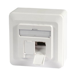 EFB Elektronik ET-25133AV5-R Toma de datos Cat.6A 500MHz 2xRJ45 Blanco