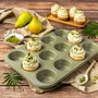 Zenker Juego de 2 moldes especiales para muffins Green Vision