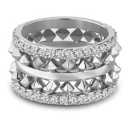 Police Anillo para Mujer PEJLF2010642 Gris
