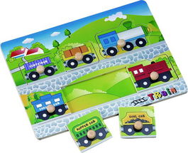 Juego Kluger Ensarte 7 Piezas Tren