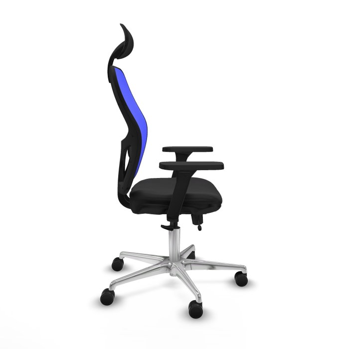 PIQUERAS Y CRESPO Silla de oficina Jorquera con mecanismo Sincro/Traslack, Azul y Negro PIQUERAS Y CRESPO Silla de oficina Jorquera con mecanismo Sincro/Traslack, Azul y Negro