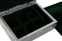 DKD Home Decor Joyero Indio Pavo Real Verde Plateado Madera y Aluminio 17.5 x 7.6 x 22.5 cm