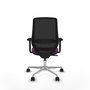 PIQUERAS Y CRESPO Silla de oficina Mardos con mecanismo Sincro, Morado y Negro