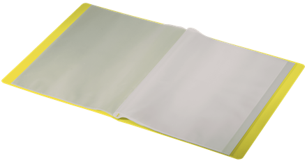 Leitz 46770015 Carpeta Polipropileno con 40 Fundas A4 Recycle Amarillo