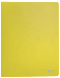 Leitz 46770015 Carpeta Polipropileno con 40 Fundas A4 Recycle Amarillo