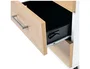 ROCADA Cajonera Serie Store con 3 Cajones Gris/Blanco