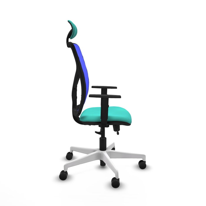 PIQUERAS Y CRESPO Silla de oficina Motilla Sincro/Traslack Turquesa y Azul PIQUERAS Y CRESPO Silla de oficina Motilla Sincro/Traslack Turquesa y Azul