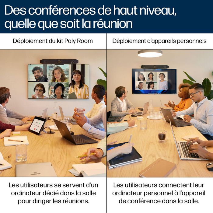 HP Poly Studio V52 Videobar USB Premium para Conferencias con Inteligencia Artificial Avanzada