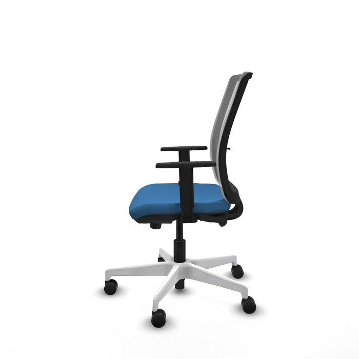 PIQUERAS Y CRESPO Silla de oficina Haches Azul claro y Gris