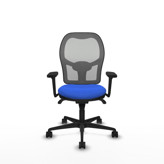 PIQUERAS Y CRESPO Silla de oficina Jorquera con mecanismo Sincro, Azul y Gris PIQUERAS Y CRESPO Silla de oficina Jorquera con mecanismo Sincro, Azul y Gris