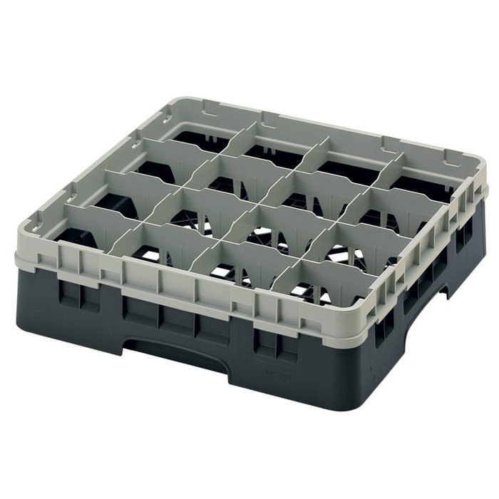 CAMBRO Cesta de lavado 16 comp. Negro CAMBRO Cesta de lavado 16 comp. Negro