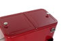 DKD Home Decor Nevera Terraza Y Jardin Rojo 43 x 80 x 74 cm Acero Pp 56 Litros Ruedas