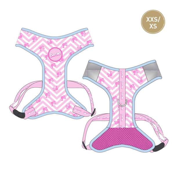 Cerdá Arnés para perros XXS/XS Barbie T1XXS:XXS/XS Pink
