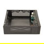 Chieftec IX-01B-OP Caja PC Compacta SFF Negro, Factor de Forma Mini-ITX, Acero, Soporte para Discos 2.5 y 3.5", 197x220x63 mm