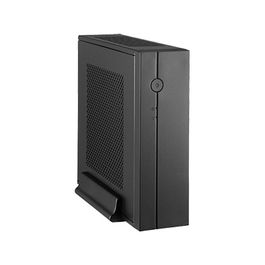 Chieftec IX-01B-OP Caja PC Compacta SFF Negro, Factor de Forma Mini-ITX, Acero, Soporte para Discos 2.5 y 3.5", 197x220x63 mm