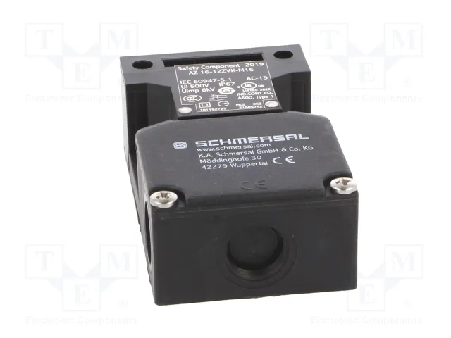 SCHMERSAL AZ 16 Interruptor de Seguridad a Llave NC x2 + NA IP67