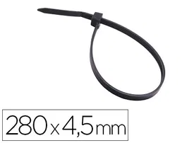 3M Brida para exterior negra 280x4,5 mm bolsa de 100 unidades