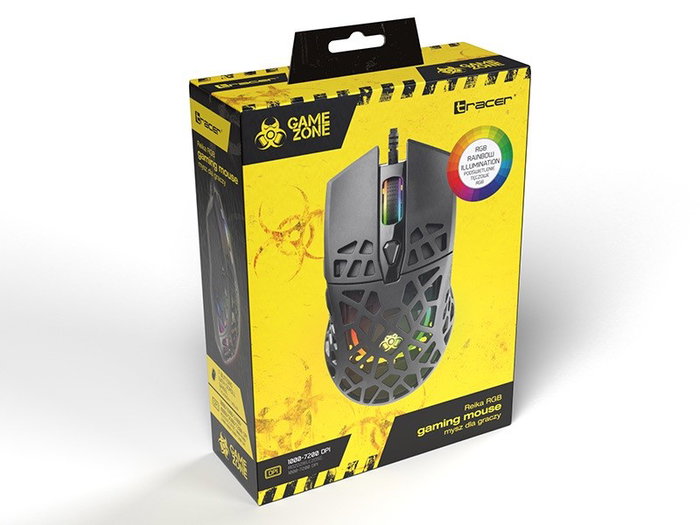Tracer GameZone REIKA Ratón Gaming Negro