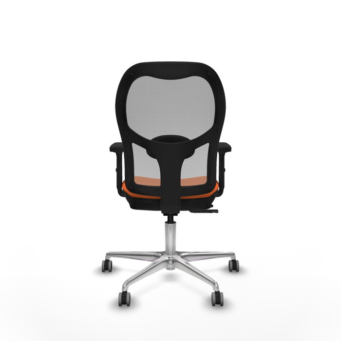 PIQUERAS Y CRESPO Silla de oficina Jorquera Naranja y Gris