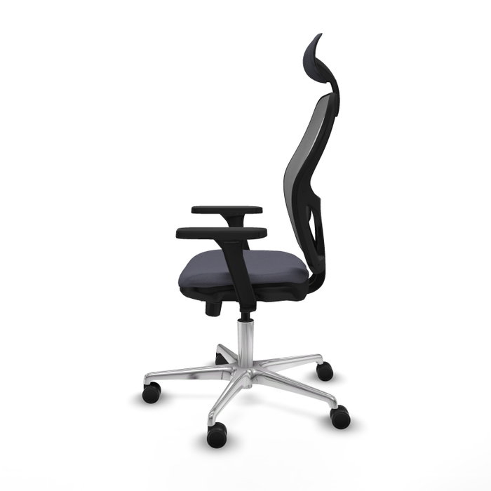 PIQUERAS Y CRESPO Silla de oficina Jorquera con mecanismo Sincro/Traslack, Gris