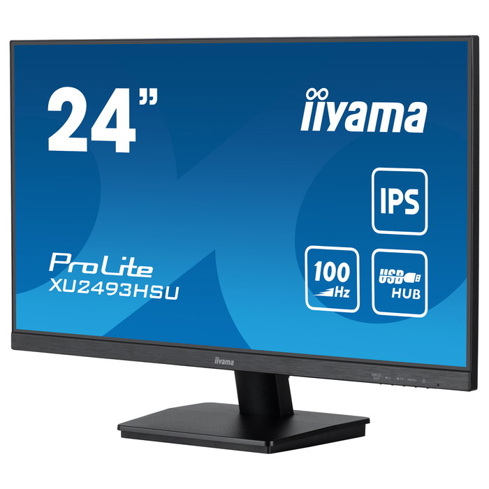 IIYAMA ProLite XU2493HSU-B7 - Monitor Gaming 60.5cm (23.8") Full HD IPS 1920x1080 100Hz 1ms FreeSync HDMI+DP USB Negro IIYAMA ProLite XU2493HSU-B7 - Monitor Gaming 60.5cm (23.8") Full HD IPS 1920x1080 100Hz 1ms FreeSync HDMI+DP USB Negro