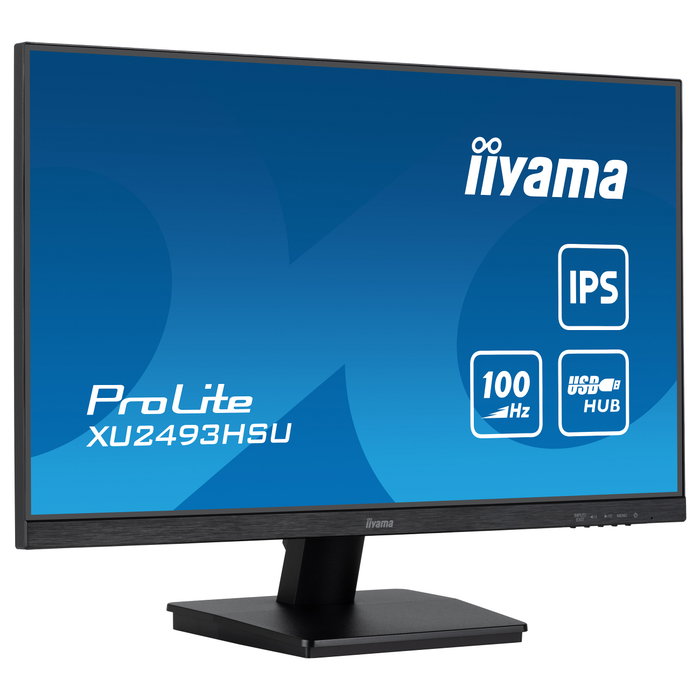 IIYAMA ProLite XU2493HSU-B7 - Monitor Gaming 60.5cm (23.8") Full HD IPS 1920x1080 100Hz 1ms FreeSync HDMI+DP USB Negro IIYAMA ProLite XU2493HSU-B7 - Monitor Gaming 60.5cm (23.8") Full HD IPS 1920x1080 100Hz 1ms FreeSync HDMI+DP USB Negro