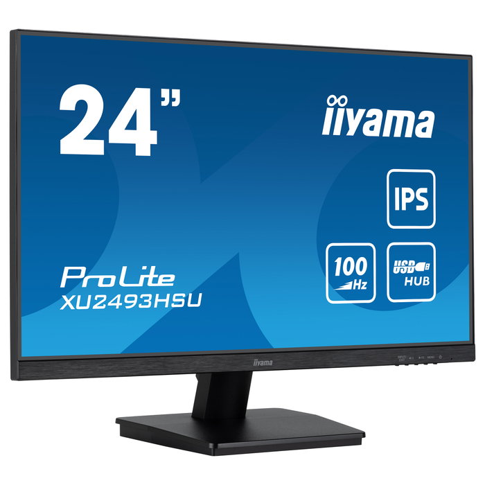 IIYAMA ProLite XU2493HSU-B7 - Monitor Gaming 60.5cm (23.8") Full HD IPS 1920x1080 100Hz 1ms FreeSync HDMI+DP USB Negro IIYAMA ProLite XU2493HSU-B7 - Monitor Gaming 60.5cm (23.8") Full HD IPS 1920x1080 100Hz 1ms FreeSync HDMI+DP USB Negro