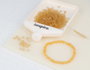 Innspiro Rocalla de Vidrio Redonda Glaseado Oro 3,8mm 120g