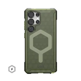 Urban Armor Gear Essential Armor Funda Compatible con Samsung Galaxy S25 Ultra - Color Oliva Drab, Protección 4.8m, Compatible con MagSafe