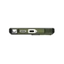 Urban Armor Gear Essential Armor Funda Compatible con Samsung Galaxy S25 Ultra - Color Oliva Drab, Protección 4.8m, Compatible con MagSafe