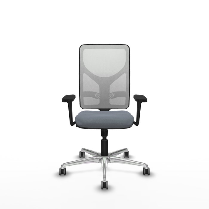 PIQUERAS Y CRESPO Silla de oficina Motilla con mecanismo Sincro, Gris y Blanco PIQUERAS Y CRESPO Silla de oficina Motilla con mecanismo Sincro, Gris y Blanco